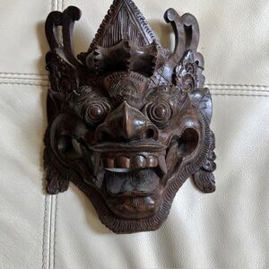 Intricate Wooden Mask